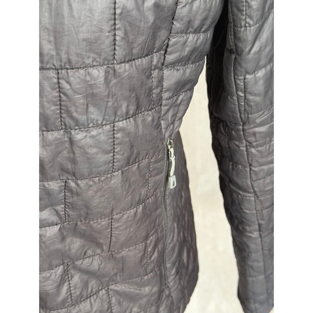 Patagonia Nano Puff Jacket Women Small Black Full Zip Outdoor Packable Primaloft - Picture 4 of 11